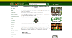 Desktop Screenshot of heirloomseeds.com